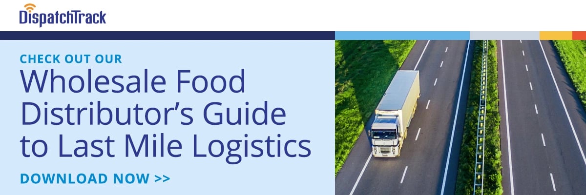 wholesale food distributor's guide to last mile logistics 