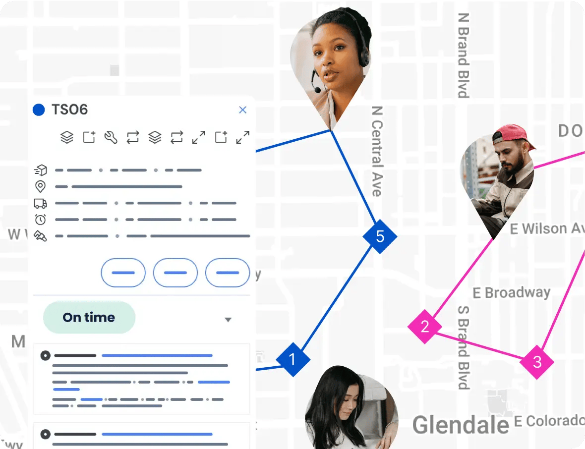 Route optimization software