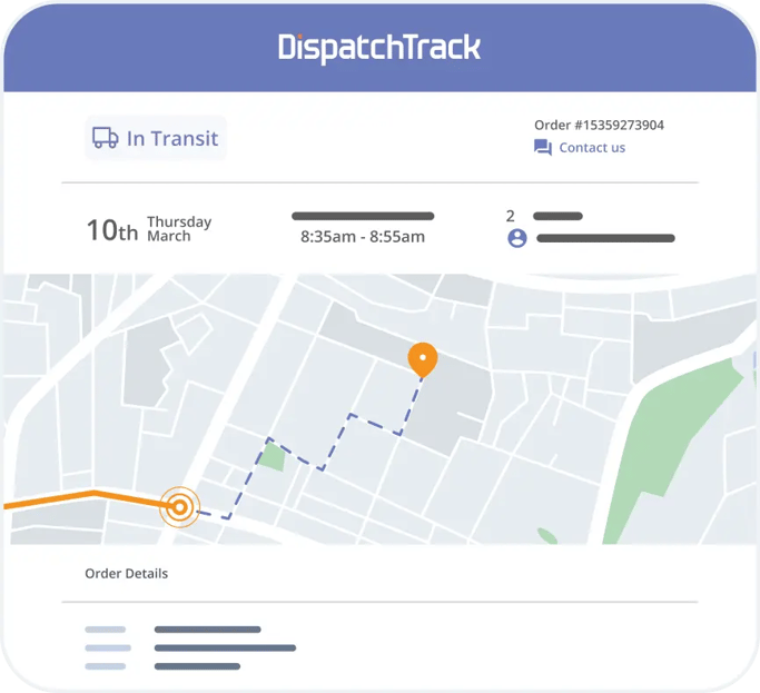 Delivery tracking