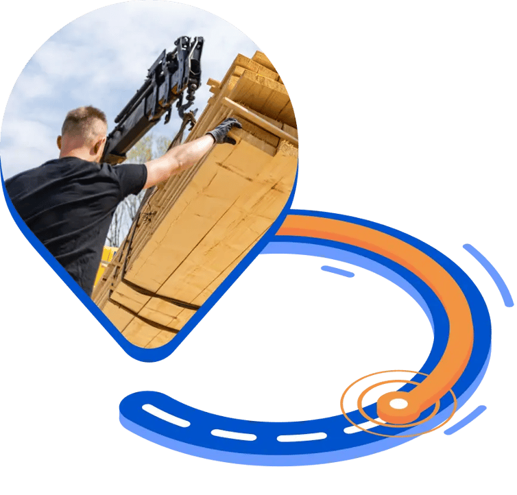 Building supplies delivery software
