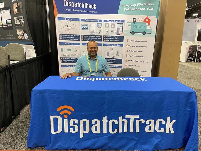DispatchTrack tradeshow booth