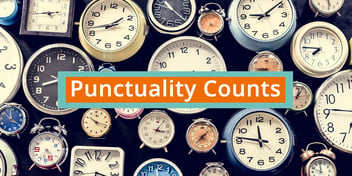 Value of punctuality in delivery