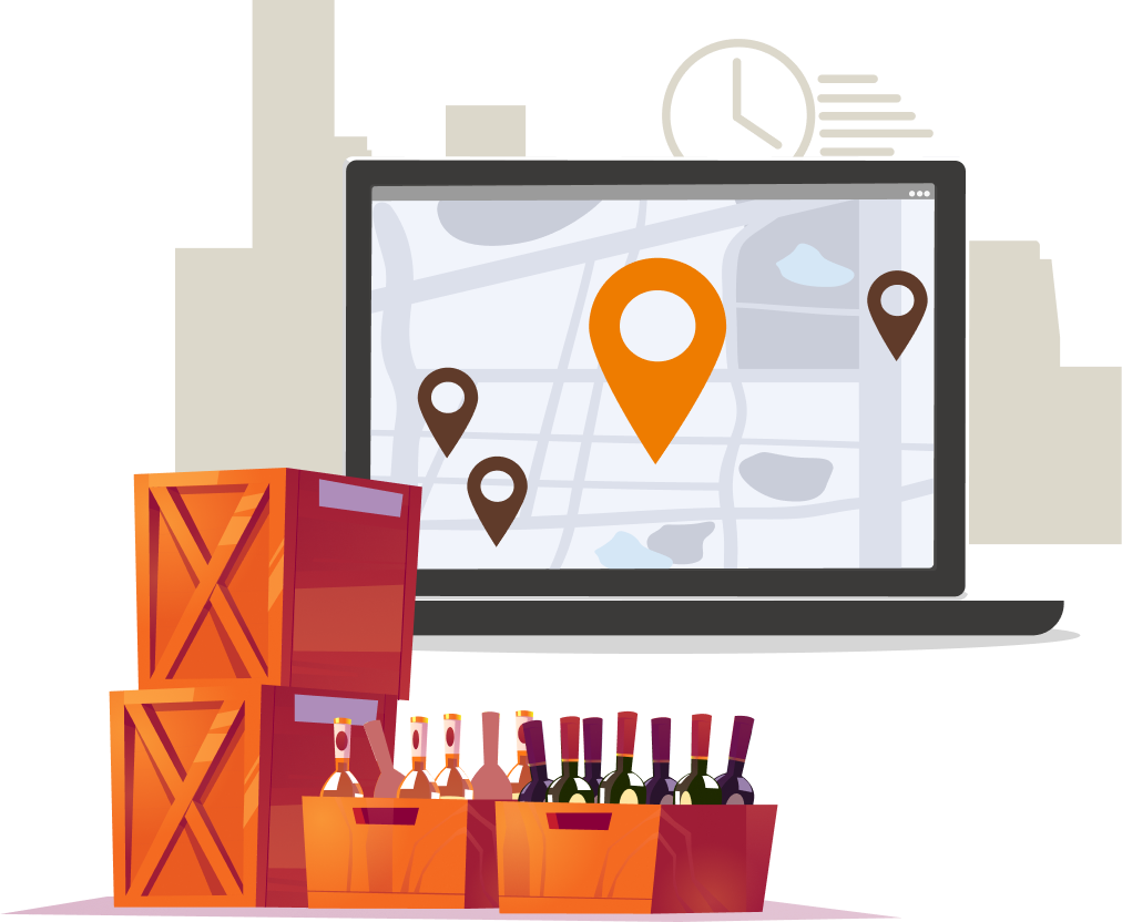 Spirits and wine delivery software Spirits and wine delivery software