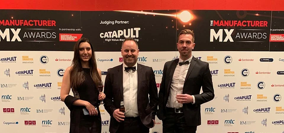 Members of the EMEA team at an awards show