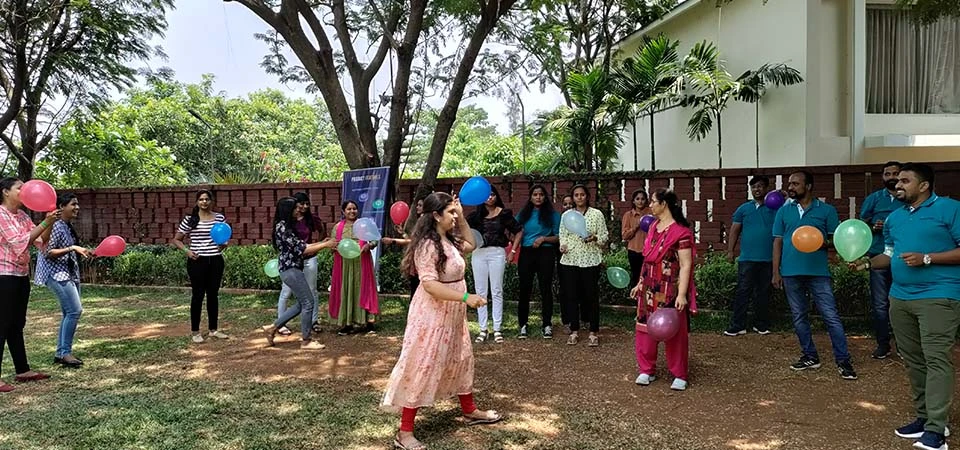 A team party in India