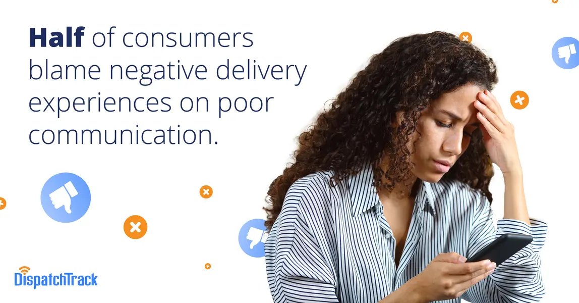 50% of Consumers Blame Poor Communication for Negative Delivery Experiences