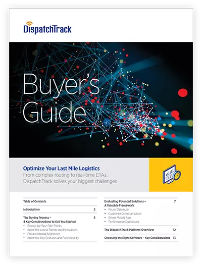 DispatchTrack Buyer's Guide DispatchTrack Buyer's Guide