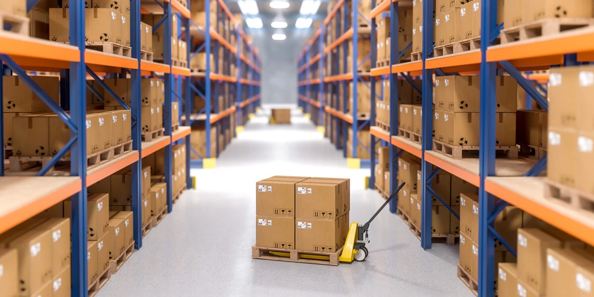 Warehouse management software storage