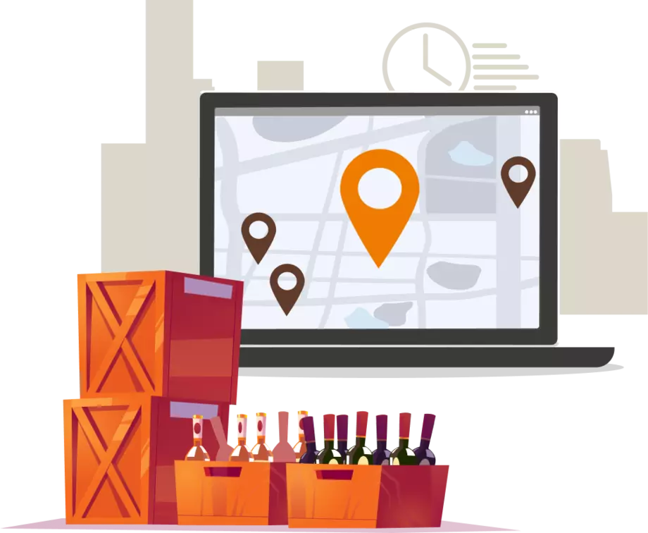 Spirits and wine delivery software Spirits and wine delivery software
